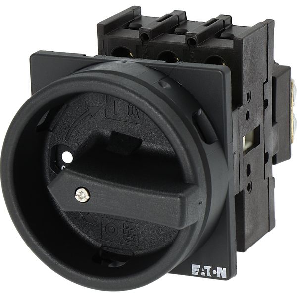 Main switch, P1, 32 A, flush mounting, 3 pole, STOP function, With black rotary handle and locking ring, Lockable in the 0 (Off) position image 10