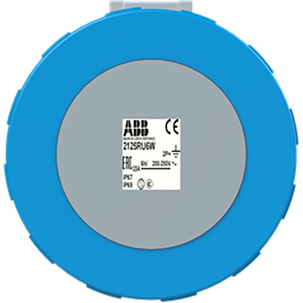 2125RU6W Panel mounted socket image 2