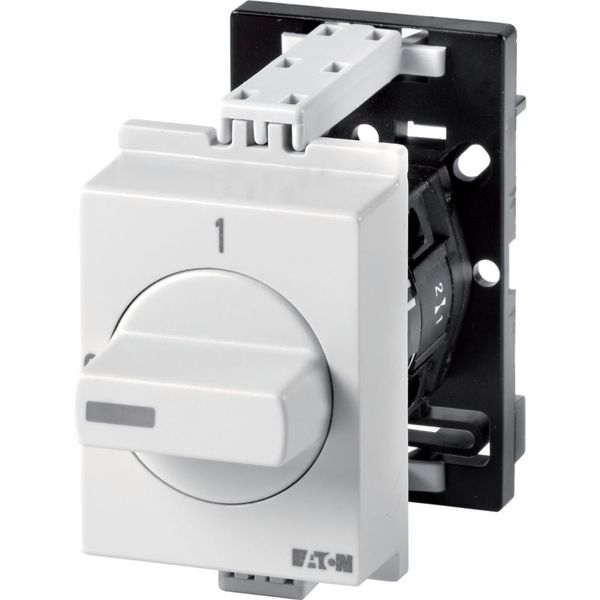 ON-OFF switches, TM, 10 A, service distribution board mounting, 2 contact unit(s), Contacts: 3, 90 °, maintained, With 0 (Off) position, 0-1, Design n image 4