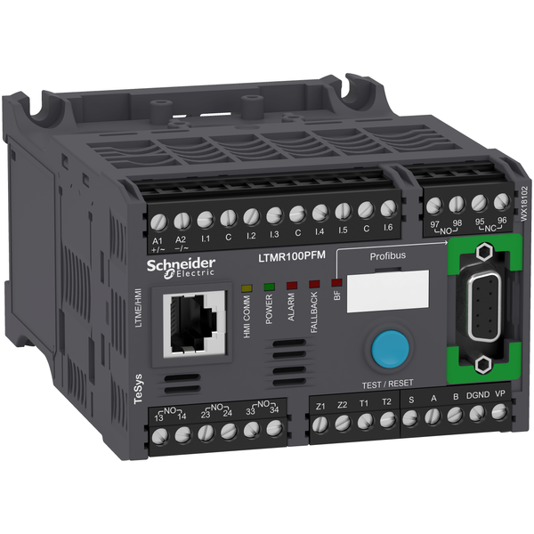 Motor Management, TeSys T, motor controller, Profibus DP, 6 logic inputs, 3 logic outputs, 5 to 100A, 100 to 240 VAC image 4