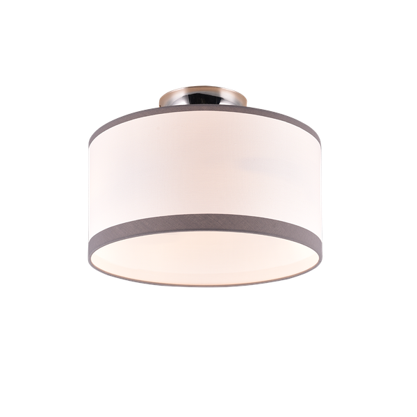 Davos ceiling lamp 30 cm 2xE14 chrome/white image 1