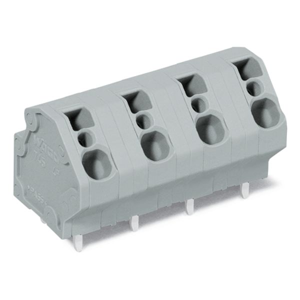 PCB terminal block 4 mm² Pin spacing 10 mm gray image 5