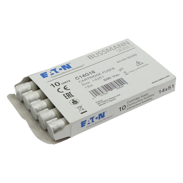 Fuse-link, LV, 16 A, AC 690 V, 14 x 51 mm, gL/gG, IEC image 14