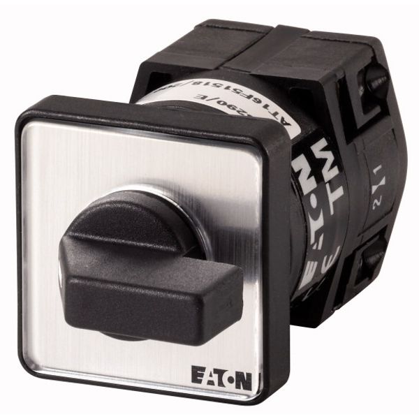 ON-OFF button, TM, 10 A, flush mounting, 1 contact unit(s), Contacts: 2, 30 °, momentary, With 0 (Off) position, with spring-return from both directio image 1