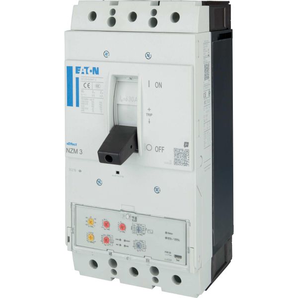 NZM3 PXR20 circuit breaker, 630A, 3p, screw terminal, earth-fault protection image 14