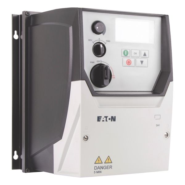 Variable frequency drive, 400 V AC, 3-phase, 5.8 A, 2.2 kW, IP66/NEMA 4X, Radio interference suppression filter, OLED display, Local controls image 16