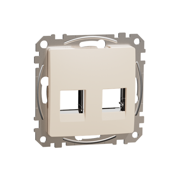 Sedna Design & Elements, plate RDM cat5e 6 UTP, beige image 4