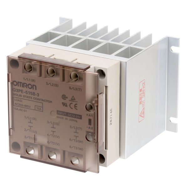 Solid-State relay, 2-pole, screw mounting, 15A, 264VAC max image 4