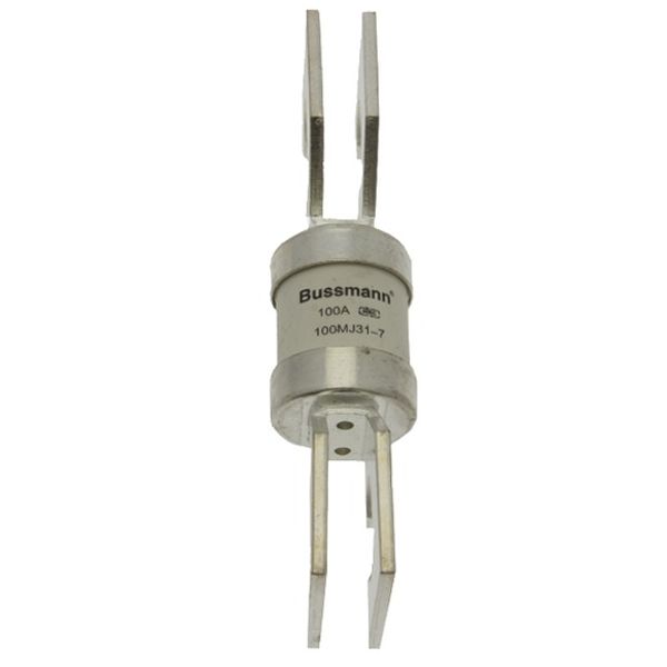 Utility fuse-link, low voltage, 100 A, AC 415 V, BS88/J, 31 x 112 mm, gL/gG, BS image 2