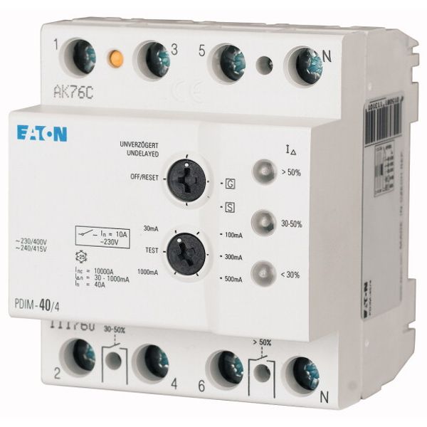 Residual current circuit-breaker, 100A, 4p, 0mA, AC-Char image 1
