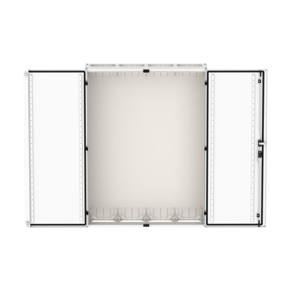 Wall-mounted enclosure EMC2 empty, IP55, protection class II, HxWxD=1400x1050x270mm, white (RAL 9016) image 6