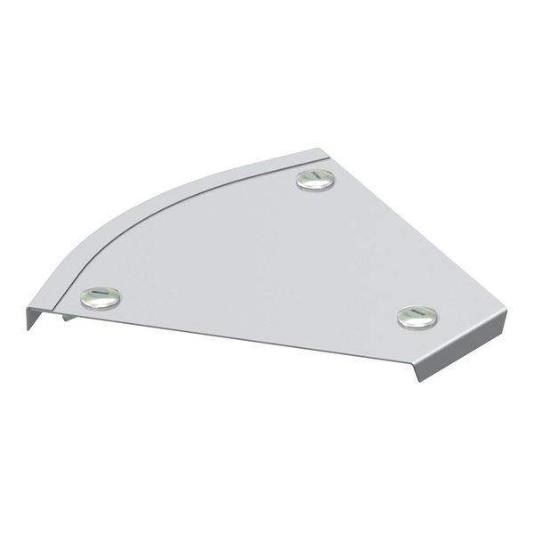 DFB 45 300 A2  Arc cover 45°, with ot. on, for RB 45 300, W300mm, Stainless steel, material 1.4307, A2, 1.4301 without surface. modifications, additionally treated image 1