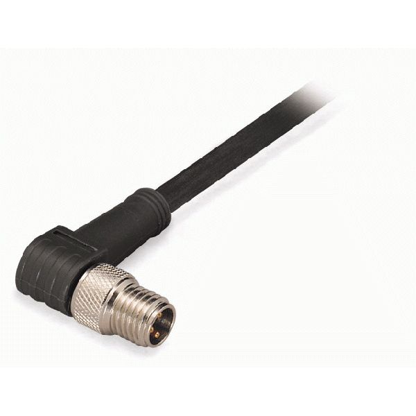 Sensor/Actuator cable M8 plug angled 3-pole image 2