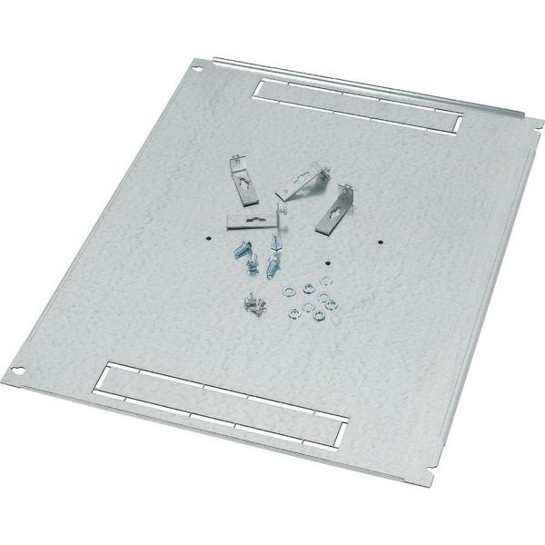 Mounting plate, +mounting kit, for GS 3, vertical, 3p, HxW=600x600mm image 3