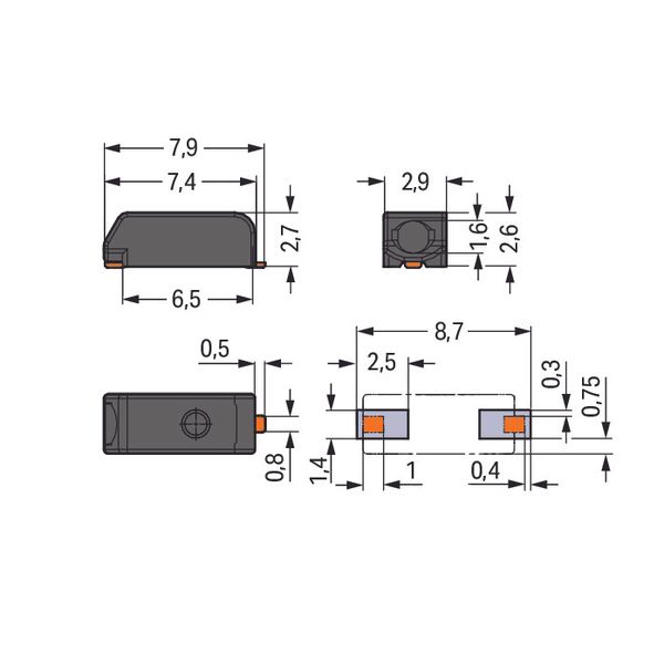 SMD PCB terminal block image 3