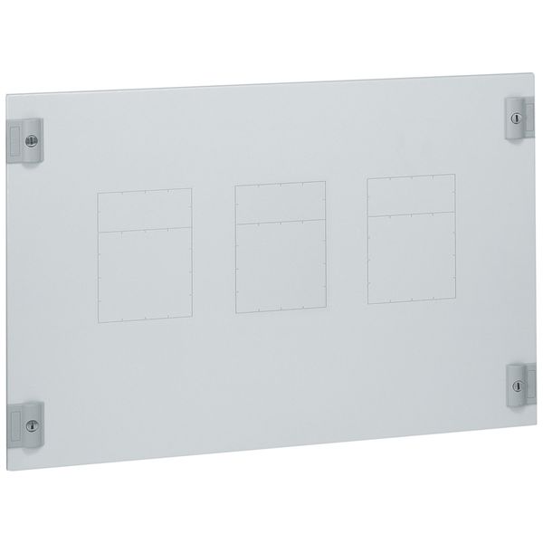 Metal faceplate XL³ 800/4000 - 1-3 DPX 250/630 - vertical - 1/4 turn - 24 mod image 1