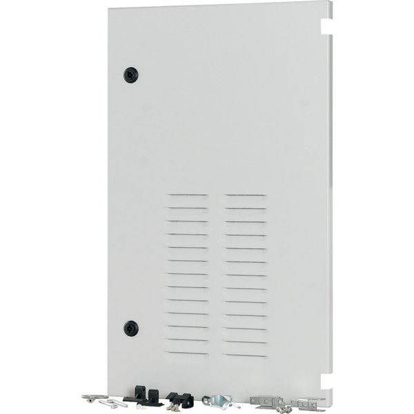 Section wide door, ventilated, right, HxW=700x425mm, IP42, grey image 3