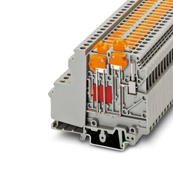 UDMTK 5-TWIN-P/P - Knife-disconnect terminal block image 3