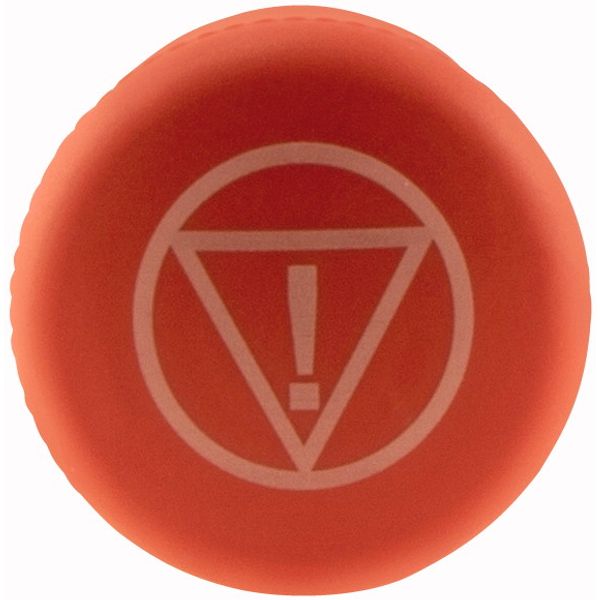 Emergency stop/emergency switching off pushbutton, RMQ-Titan, Mushroom-shaped, 38 mm, Non-illuminated, Pull-to-release function, Red, yellow image 2