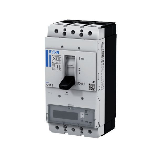 NZM3 PXR25 circuit breaker - integrated energy measurement class 1, 630A, 3p, Screw terminal, earth-fault protection, ARMS and zone selectivity image 11