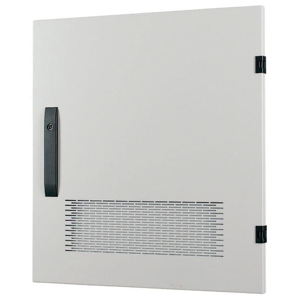 Door to switchgear area, ventilated, IP30, left, HxW=600x425mm, grey image 3