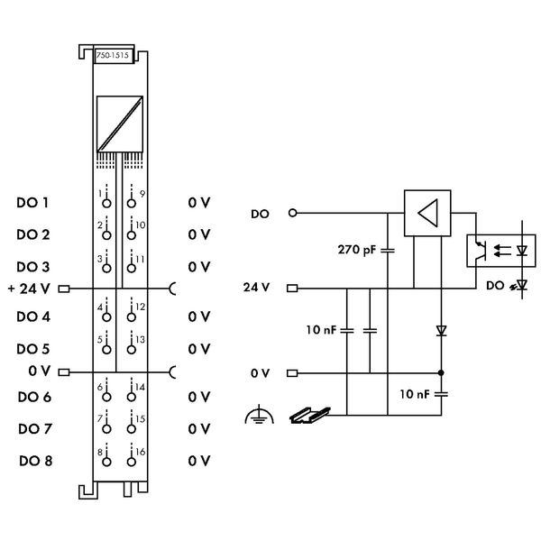 8-channel digital output 24 VDC 0.5 A - image 4