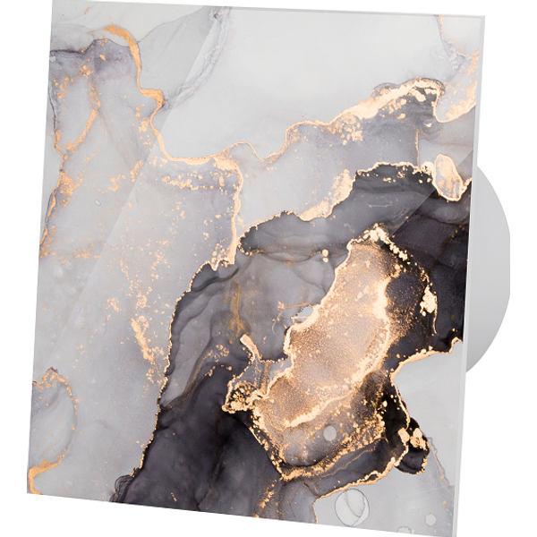 Universal, pink gold marble glass panel image 1