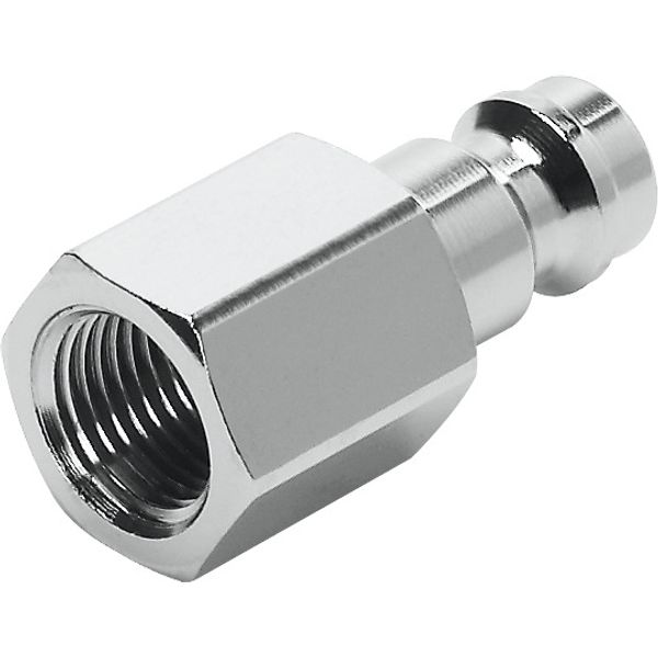 KS3-1/4-I Quick coupling plug image 1