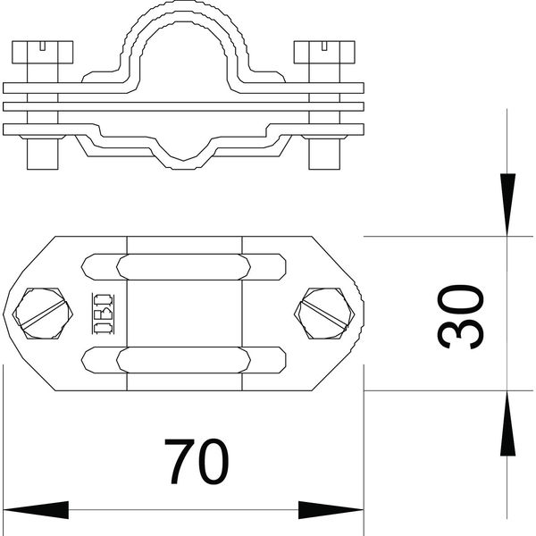 226 ZV VA Separating piece bimetal FL30/8-10x16 image 2