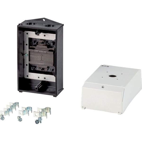 Insulated enclosure CI-K2H, H x W x D = 181 x 100 x 80 mm, for T0-2, hard knockout version, with mounting plate screen image 24