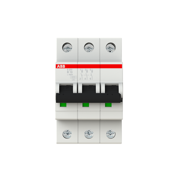 S203-B10 Miniature Circuit Breaker - 3P - B - 10 A image 6