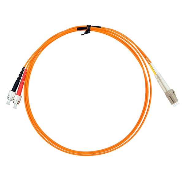 FO Patchcord Duplex LC/FC,62,5/125æm OM1, LS0H, orange, 2m image 2