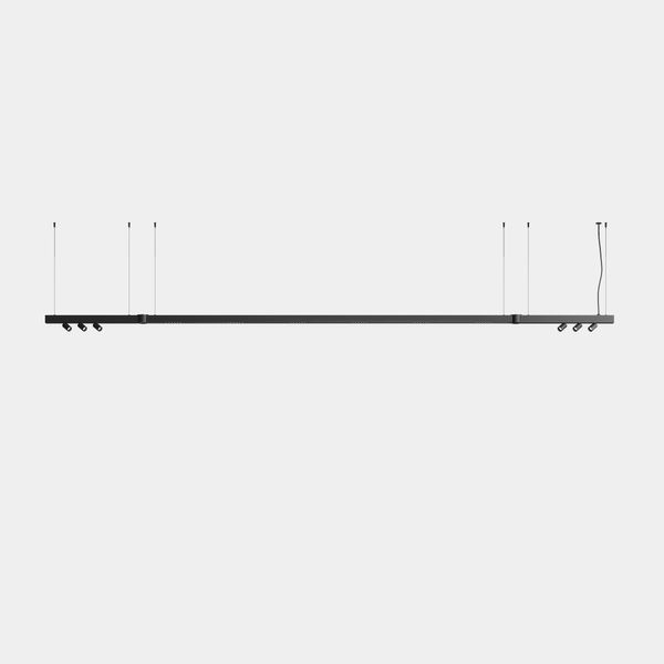 Lineal lighting system Apex Lineal Pendant 3180mm 6 Spots 30mm 58.8W LED warm-white 3000K CRI 90 ON-OFF White IP20 5310lm image 1