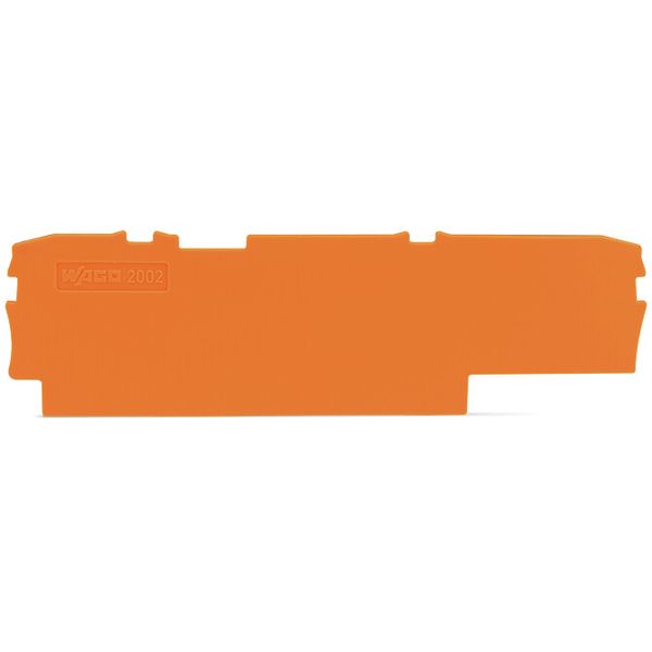 2002-1592 End plate; 1 mm thick; orange image 2
