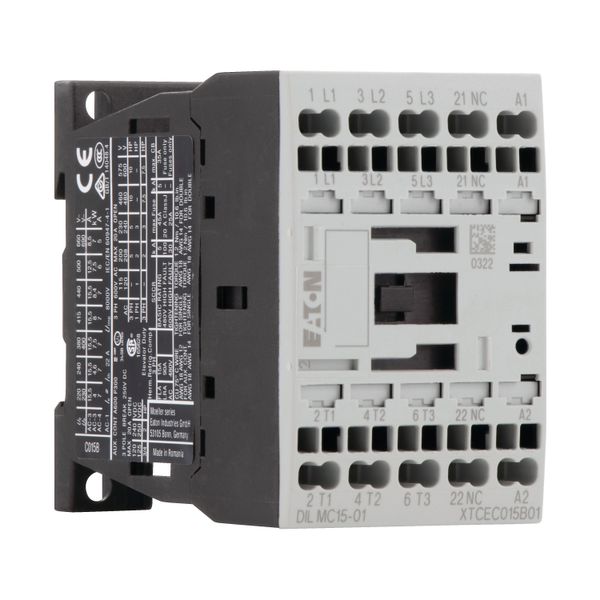 Contactor, 3 pole, 380 V 400 V 7.5 kW, 1 NC, 24 V DC, DC operation, Spring-loaded terminals image 17