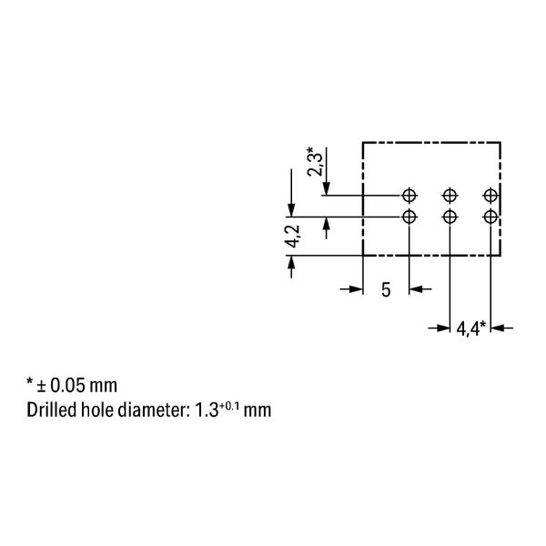 Plug for PCBs straight 3-pole black image 5