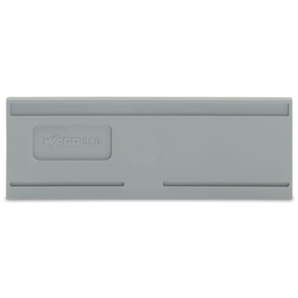 Separator plate 2 mm thick oversized gray image 2