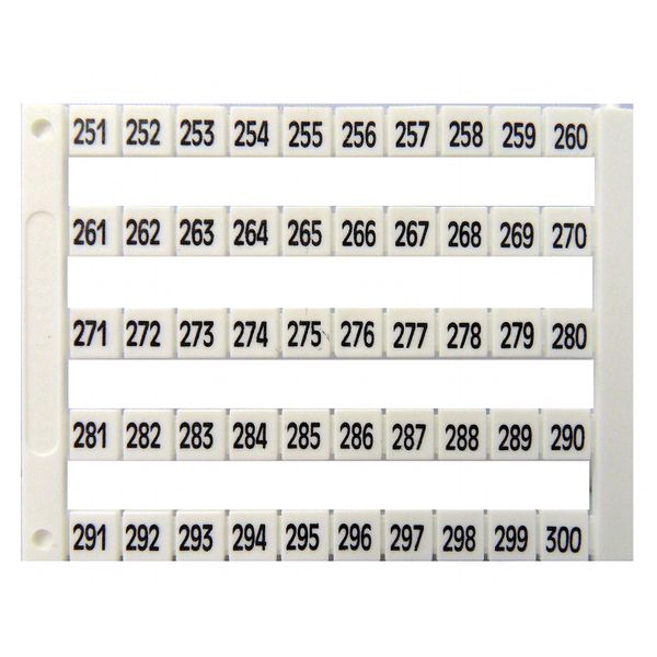 Marking tags Dekafix DY 5 printed from "251" to "300" (once) image 1