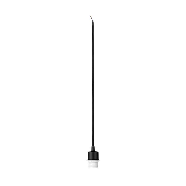 FENDA E27 pendant,black,without canopy & shade,open cable image 1
