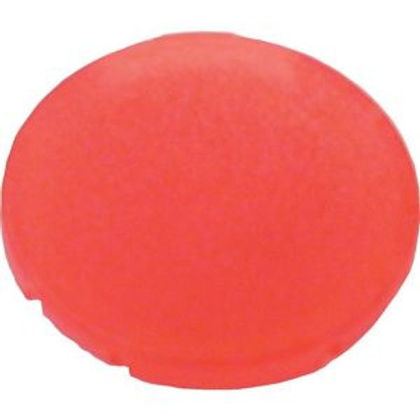 Button lens, flat red, blank image 4