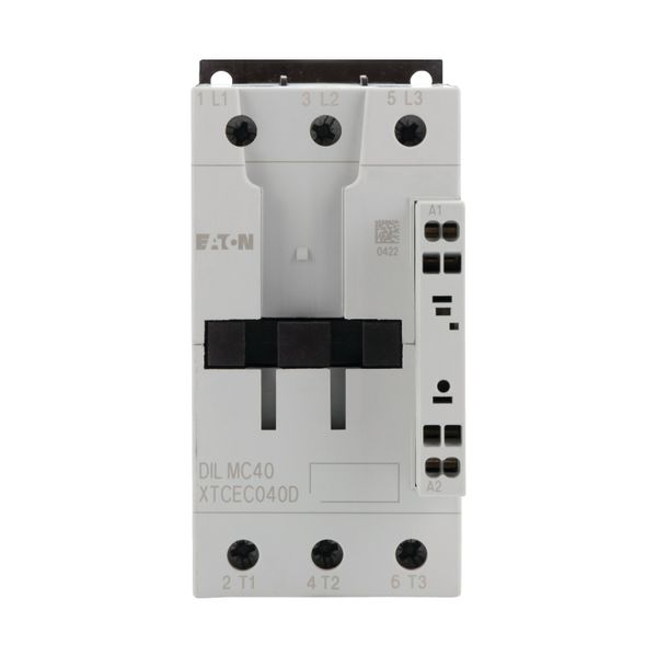 Contactor, 3 pole, 380 V 400 V 18.5 kW, 24 V 50/60 Hz, AC operation, Spring-loaded terminals image 11