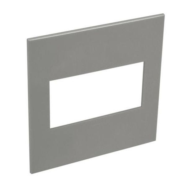 Arteor™ - American and South African standard plate square version 4 modules for 4'' x 4'' box - Magnesium image 1