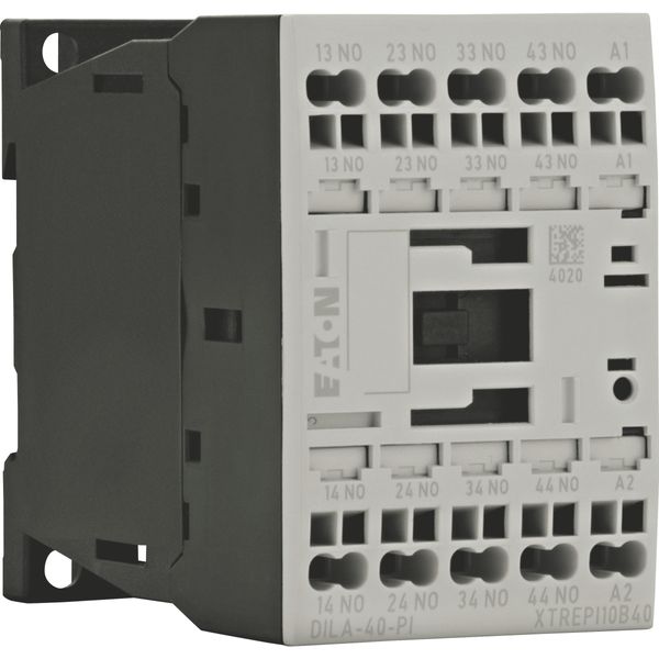Contactor relay, 24 V DC, 4 N/O, Push in terminals, DC operation image 9