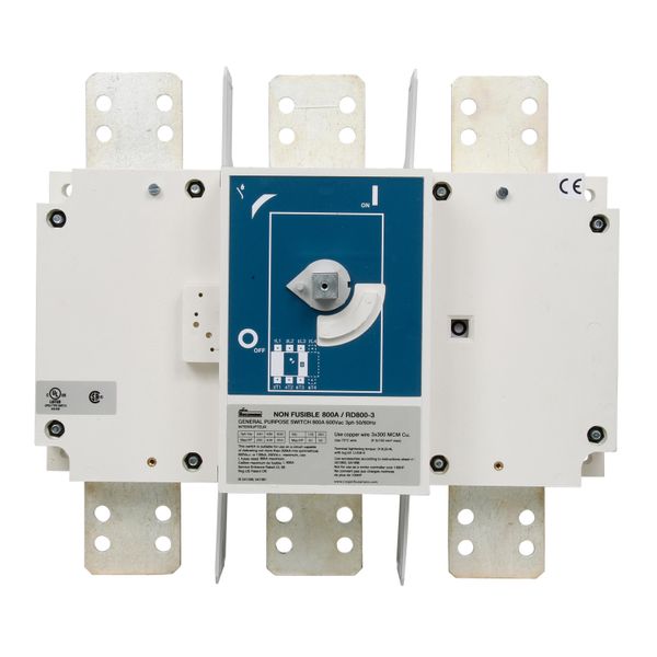 RD800-3 Switch 800A Non-F 3P UL98 image 1