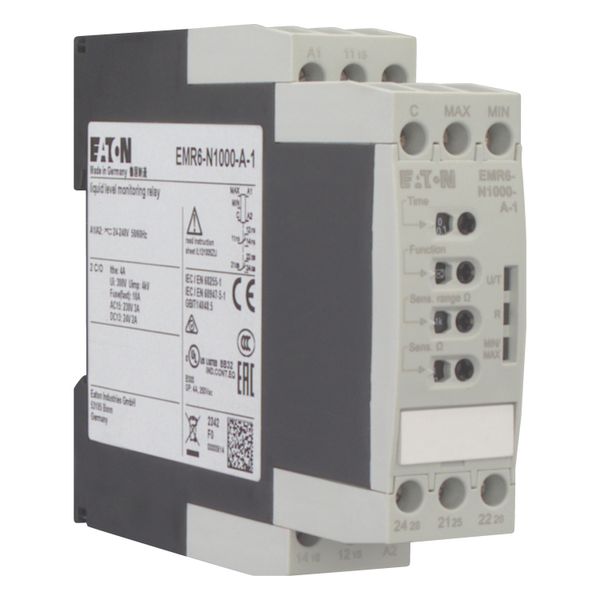 Level monitoring relays, 24 - 240 V AC, 50/60 Hz, 24 - 240 V DC, 0.1 - 1000 kΩ image 12