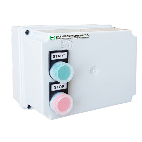 Enclosed starter up to 0,75kW. Contactor + overload relay I=1,7-2,4A. image 1
