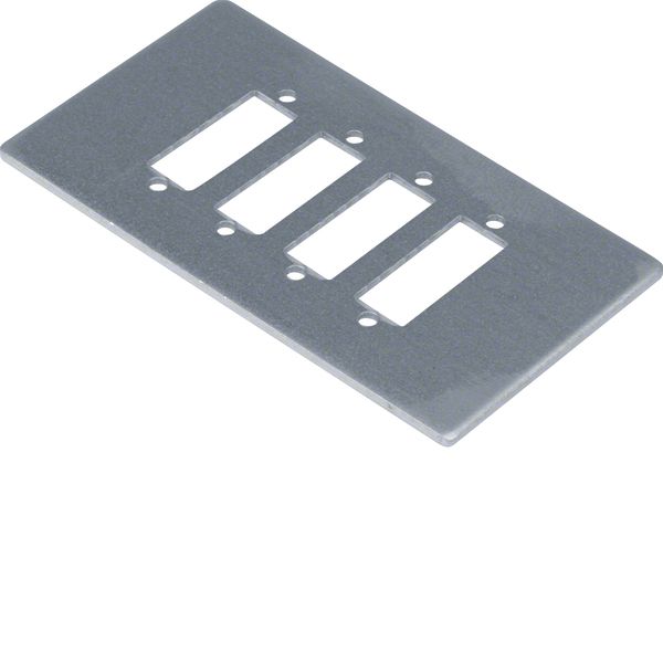 support plate f. GTVD200/300 data modules 4-gang optic fibre technolog image 1