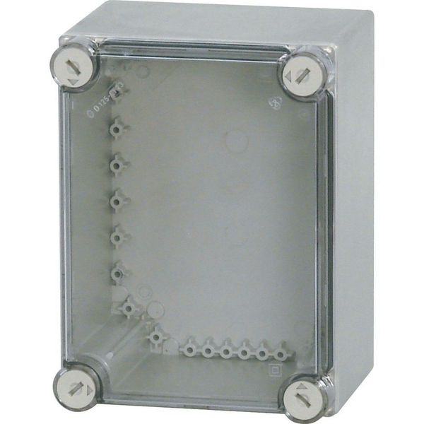 Insulated enclosure, smooth sides, HxWxD=250x187.5x150mm image 4