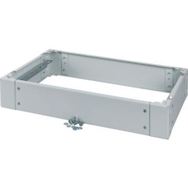 Cable arrangement plinth for floor standing distribution board IP54, HxWxD=100x600x400mm, grey image 2