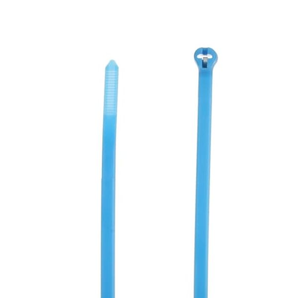 TY25M-6 CABLE TIE 50LB 7IN BLUE NYLON image 5